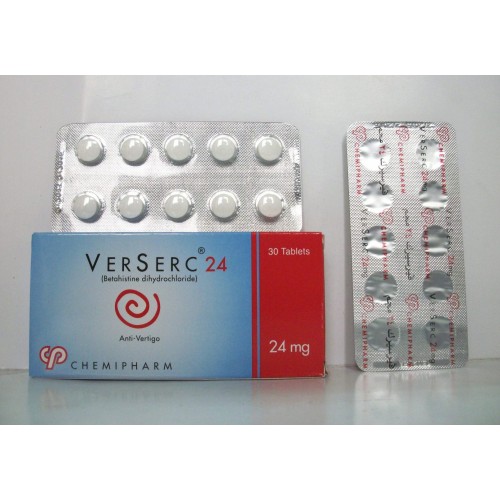 اقراص فيرسيرك منشط للدوره الدمويه لعلاج الدوخه و اضطراب التوازن VERSERC