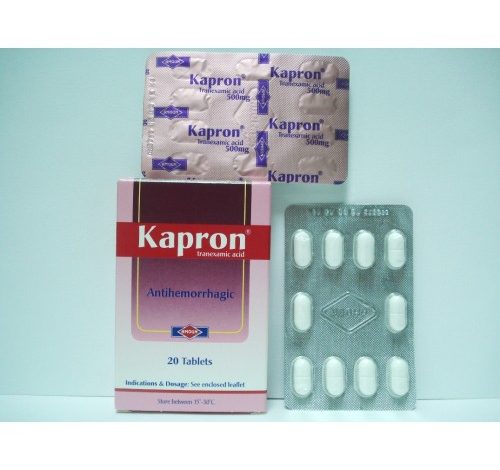 دواء كابرون مضاد للنزيف وتكوين جلطات لوقف النزيف Kapron