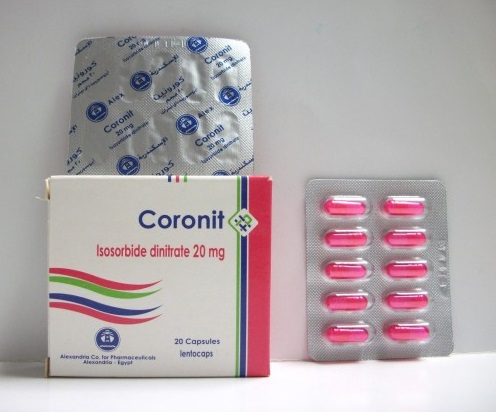 كورونيت Coronit اقراص لعلاج الذبحة الصدرية والوقاية منها