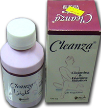 غسول كلينزا Cleanza محلول مطهر لعلاج التهابات المهبل ومضاد للفطريات