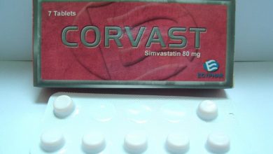 اقراص كورفاست لتقليل نسبة الكوليسترول في الدم Corvast