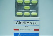 كلاريكان اس ار اقراص مضاد حيوي لعلاج العدوي البكتيرية والجهاز التنفسي clarikan sr