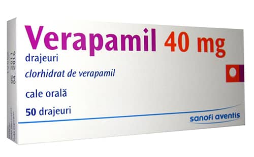 اقراص فيراباميل لعلاج عدم انتظام ضربات القلب وارتفاع ضغط الدم VERPAMIL
