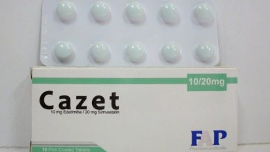 اقراص كازيت Cazet لخفض نسبة الكوليسترول الضار والدهون الثلاثية بالدم