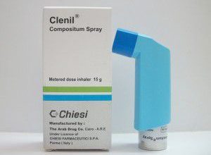 كلينيل مركب بخاخ لعلاج حالات الربو وامراض الرئة المزمنة Clenil Spray