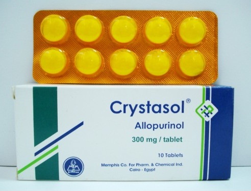 كريستاسول Crystasol اقراص لعلاج النقرس وتقليل نسبة حمض اليوريك