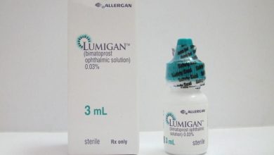 قطرة لوميجان LUMIGAN لعلاج ارتفاع ضغط العين والجلوكوما وتطويل الرموش