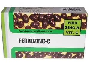 كبسولات فيروزنك سى مكمل غذائى لتعويض نقص الحديد ومنع الانيميا FERROZINC C