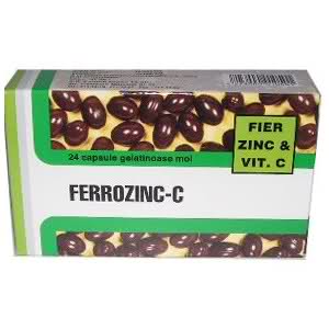 كبسولات فيروزنك سى مكمل غذائى لتعويض نقص الحديد ومنع الانيميا FERROZINC C