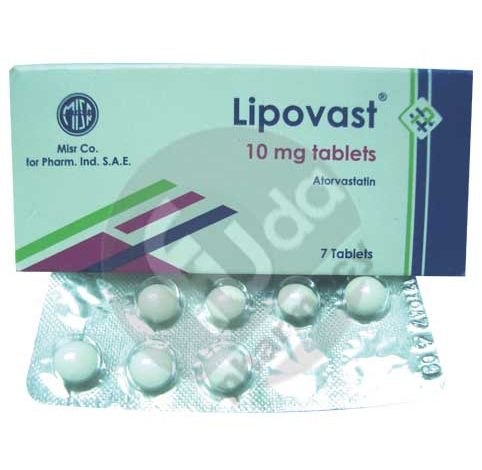 اقراص ليبوفاست لعلاج ارتفاع الكوليسترول والدهون الثلاثية بالدم lipovast