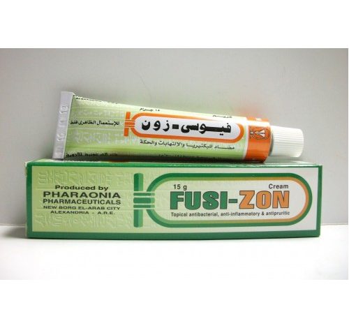 المضاد الحيوي كريم فيوسي زون Fusi Zon لعلاج الالتهابات و الاكزيما الجلديه