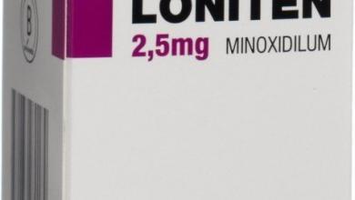 اقراص لونيتين Loniten لعلاج ارتفاع ضغط الدم وتساقط الشعر