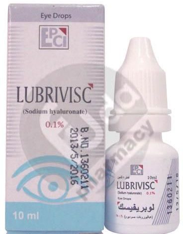 قطرة لوبريفيسيك LUBRIVISC لعلاج جفاف العين و ترطيب العين