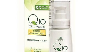 اي كونتور كيو 10 لحماية محيط العين Comestic plant Q10 Green Tea