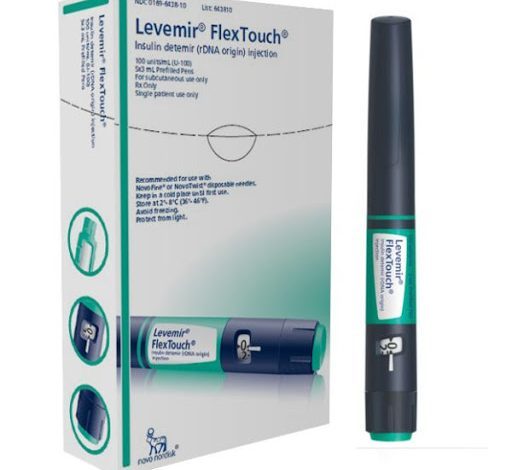 قلم انسولين ليفيمير Levemir لعلاج مرض السكري من النوع الاول