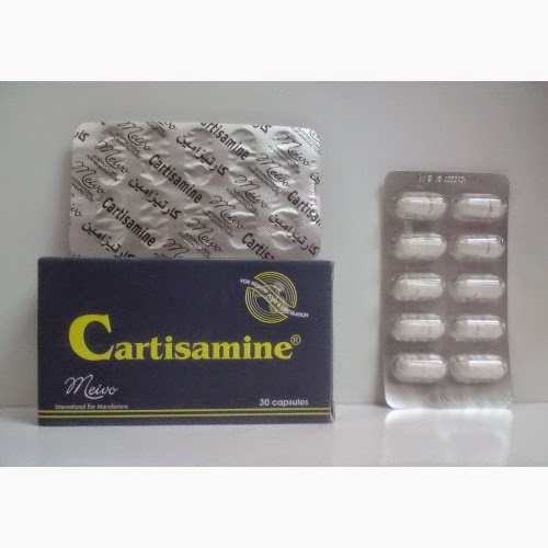 كبسولات كارتيزامين لعلاج التهاب وخشونة المفاصل ومنع تاكل الغضاريف Cartisamine