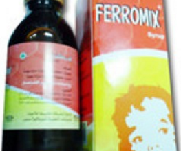 شراب فيروميكس مكمل غذائى لتعويض نقص الحديد و الزنك فى الجسم FERROMIX
