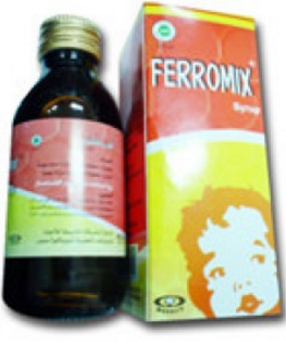 شراب فيروميكس مكمل غذائى لتعويض نقص الحديد و الزنك فى الجسم FERROMIX
