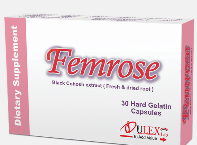 دواء فيمروز مكمل غذائى لتحسين وظائف الجسم وفى حالة انقطاع الطمث FemRose