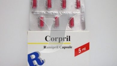 كبسولات كوربريل Corpril لعلاج فشل القلب وارتفاع ضغط الدم