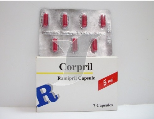 كبسولات كوربريل Corpril لعلاج فشل القلب وارتفاع ضغط الدم