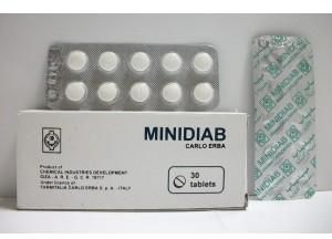 اقراص مينيدياب MINIDIAB لعلاج مرض السكري من النوع الثاني