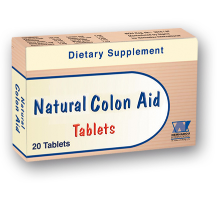 اقراص ناتشيورال كولون ايد مكمل غذائي لعلاج اضطرابات القولون Natural Colon Aid