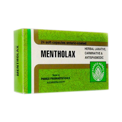 كبسولات مينثولاكس Mentholax لعلاج الامساك المزمن والانتفاخات