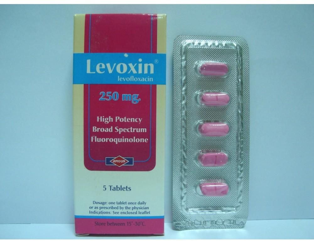 دواء ليفوكسين Levoxin لعلاج عدوي الانف والاذن والحنجره والتهاب الجيوب الانفيه