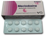 اقراص ميكلودوكسين MECLODOXINE لعلاج الدوار والغثيان والقئ