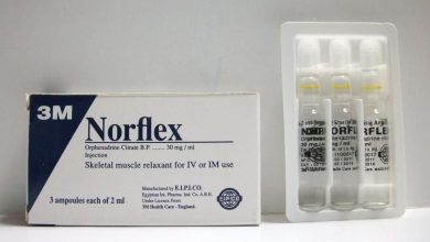 امبولات واقراص نورفلكس Norflex مسكن لالام العضلات والفقرات والام اسفل الظهر