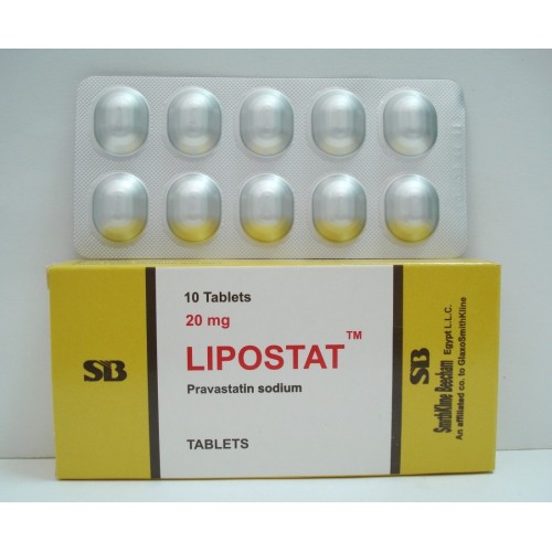 دواء ليبوستات Lipostat لعلاج فرط الدهون الثلاثيه وارتفاع الكوليسترول في الدم