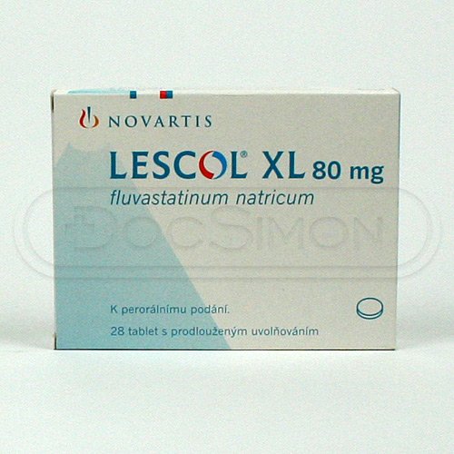 اقراص ليسكول اكسل LESCOL XL لعلاج ارتفاع الكوليسترول في الدم