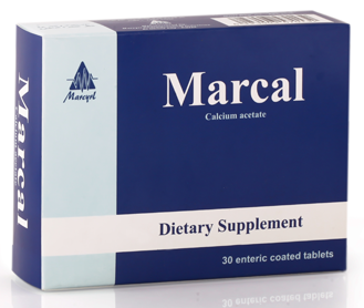 اقراص ماركال Marcal مكمل غذائي لعلاج حالات نقص الكالسيوم