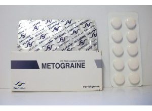 ميتوجرين اقراص Metograine لعلاج نوبات الصداع النصفي بانواعه