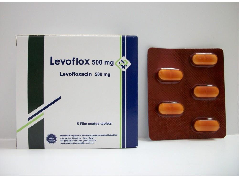 اقراص ليفوفلوكس Levoflox مضاد حيوي لعلاج الالتهابات