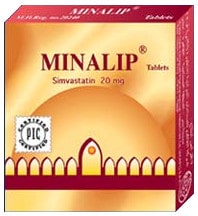 حبوب ميناليب Minalip لعلاج ارتفاع الكوليسترول والدهون الثلاثية بالدم