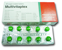 اقراص ملتيفيتابليكس Multivitaplex مكمل غذائي ومقوي للجسم