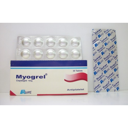 ميوجريل اقراص Myogrel لعلاج و لمنع تكون الجلطات الدموية