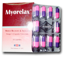كبسولات ميوريلاكس مسكن لالام العضلات ومضاد للالتهابات Myorelax