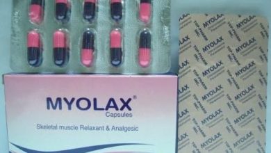 كبسولات ميولاكس مسكن للالام وباسط للعضلات Myolax