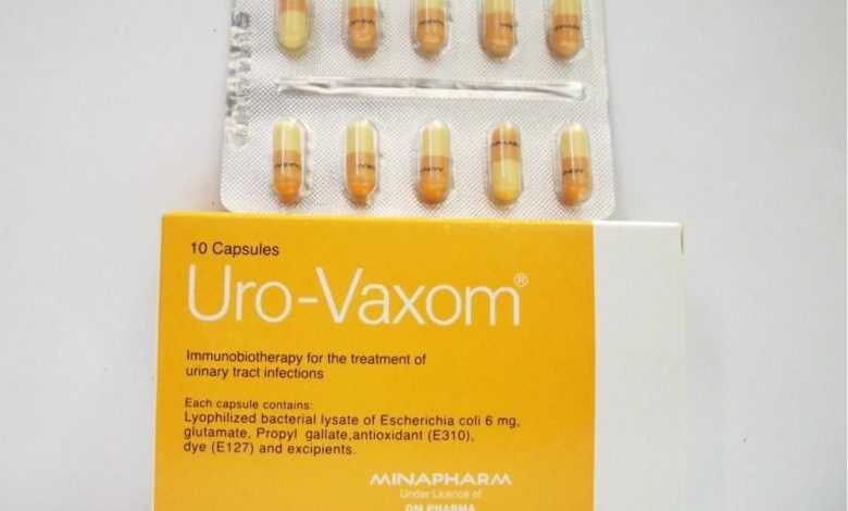 كبسولات يورو فاكسوم Uro-Vaxom لعلاج التهابات المسالك البولية