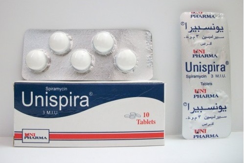 يونسبيرا اقراص Unispira مضاد حيوي واسع المجال مضاد للبكتيريا