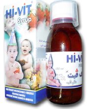 شراب هاي فيت Hi-Vit مكمل غذائي مقوي عام لتعويض نقص الفيتامينات والمعادن في الجسم