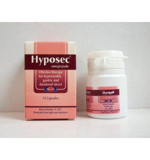 كبسولات هايبوسيك Hyposec مضاد للحموضة وقرحة المعدة والاثنى عشر