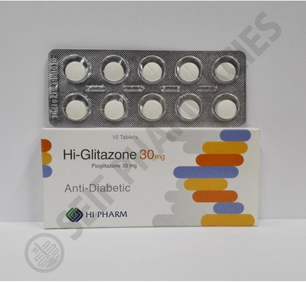 اقراص هاي جليتازون لعلاج مرض السكري من النوع الثاني Hi-Glitazone