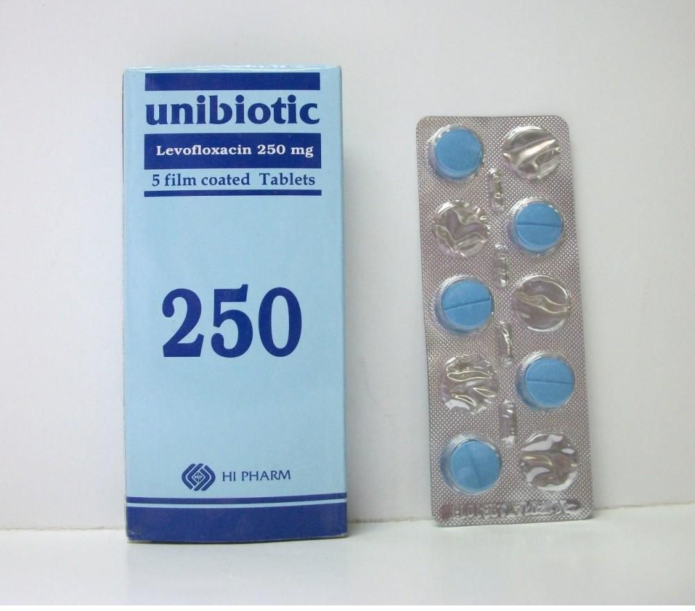 كبسولات يونيبيوتك Unibiotic مضاد حيوي لعلاج التهابات الجهاز التنفسي والجهاز البولي