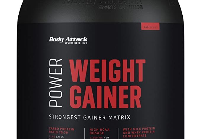 المكمل الغذائي ويت جينر لبناء الجسم وتقوية العضلات Weight Gainer
