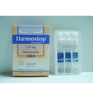 اقراص و امبولات هيموستوب Haemostop مضاد لنزيف الدم