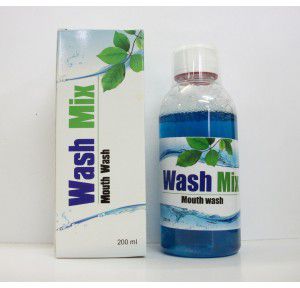 غسول فم واش ميكس Wash Mix محلول مطهر مضاد لالتهابات الفم واللثة